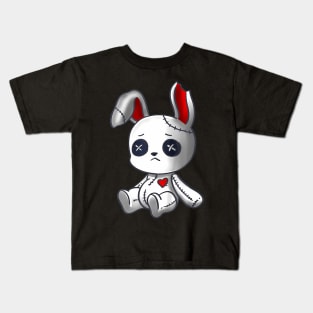 Goth Bunny  Cute Creepy Emo Clothes Kawaii Bunny Kids T-Shirt